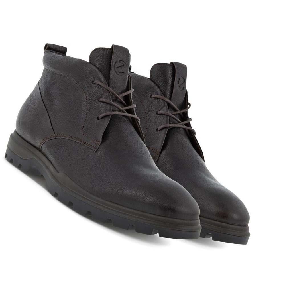 Men's Ecco Citytray Avant Boots Black | USA 434XYU